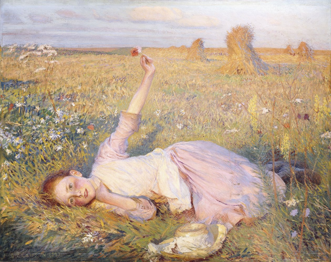 Aftensang av George Clausen
