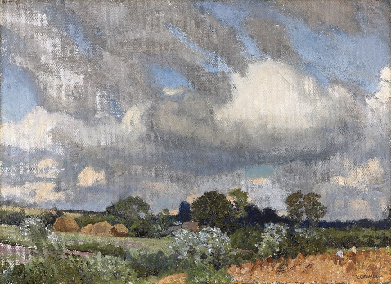 Innhøstningstid av George Clausen