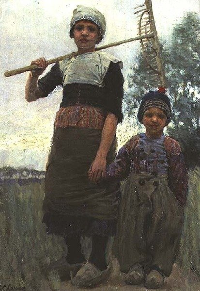 Little Haymakers, Nord-Holland av George Clausen