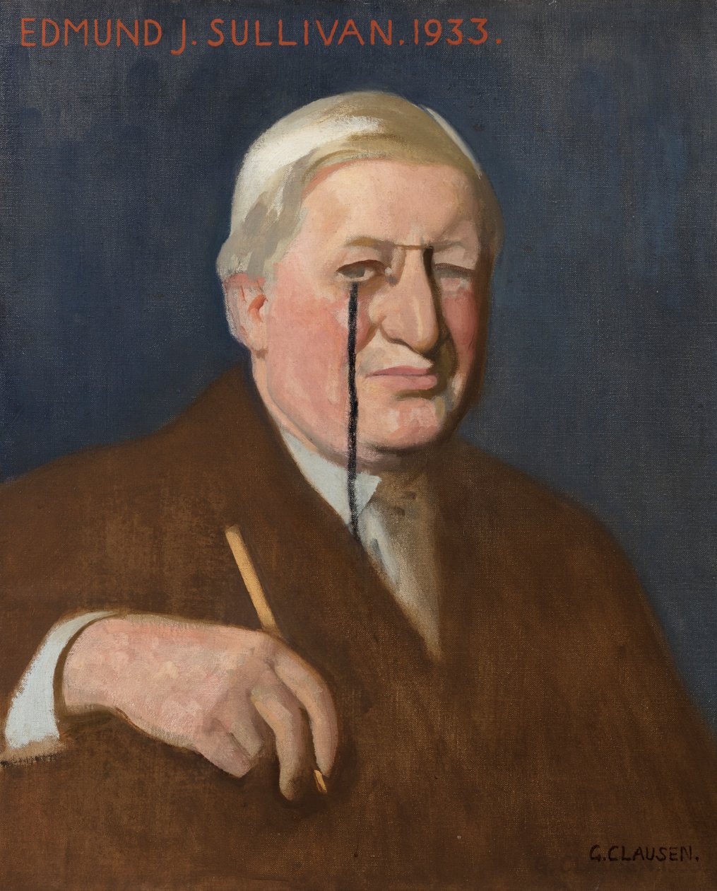Portrett av Edmund J. Sullivan av George Clausen