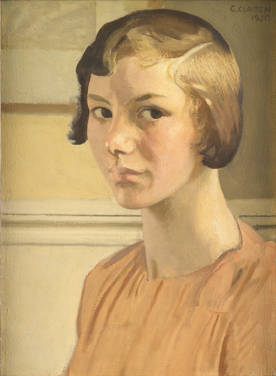 Portrett av Elizabeth Clausen av George Clausen