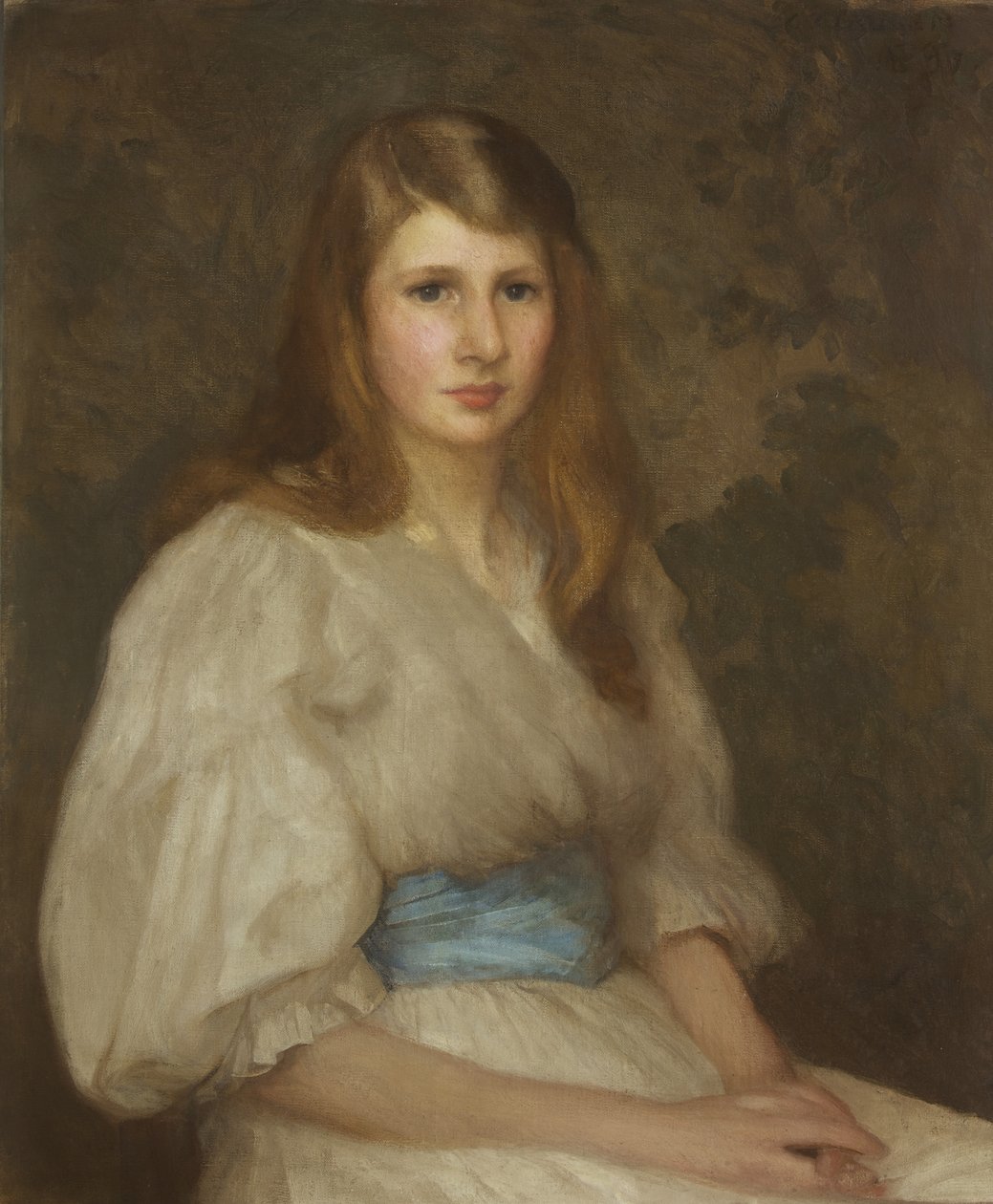 Portrett av Margaret Hilton Smith, 15 år av George Clausen
