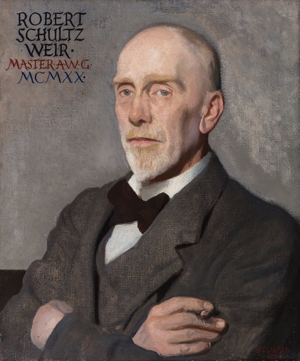Portrett av Robert W. Schultz Weir av George Clausen