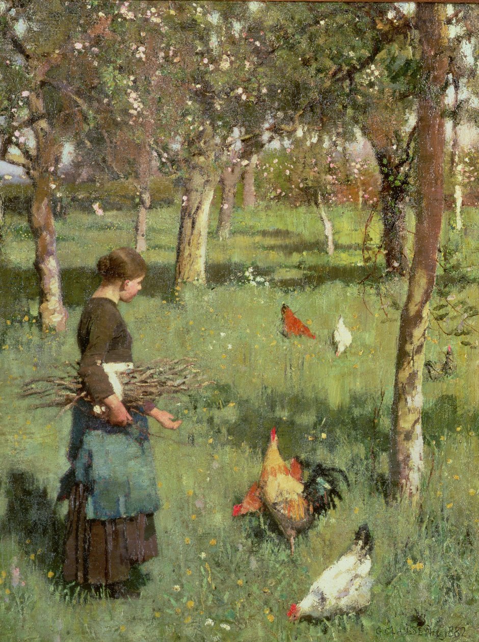 Våren av George Clausen