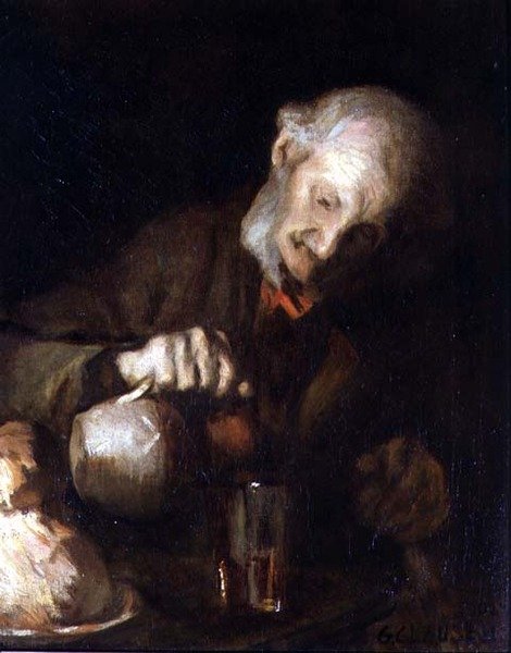 Den lille brune kannen av George Clausen