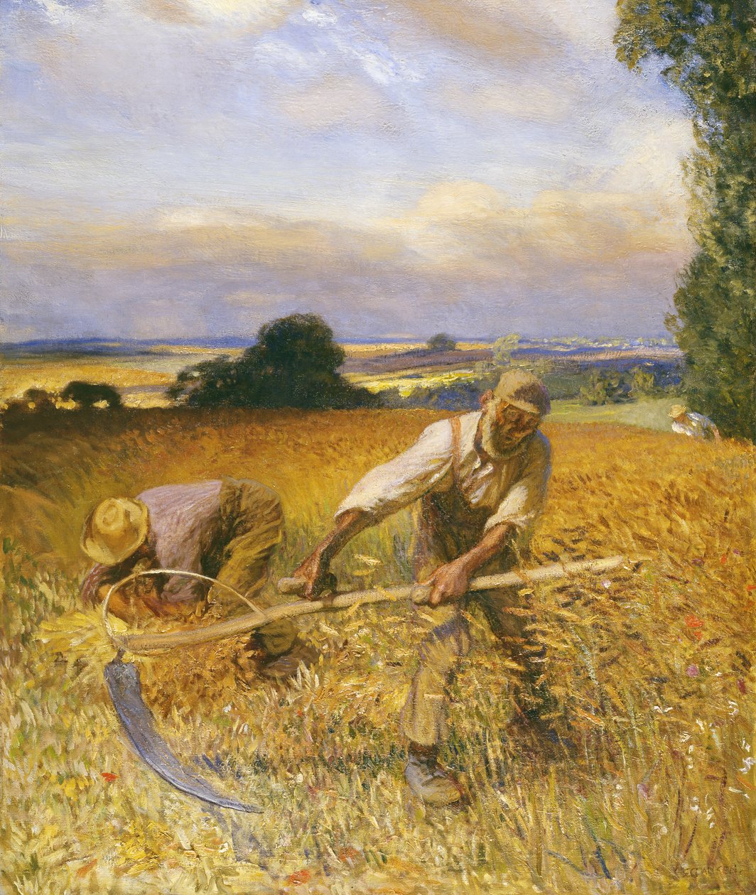 The Old Reaper av George Clausen