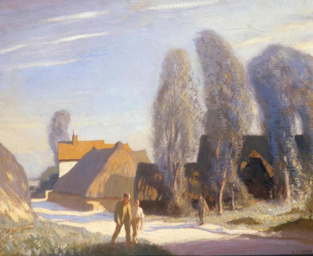 The Roadside Farm av George Clausen