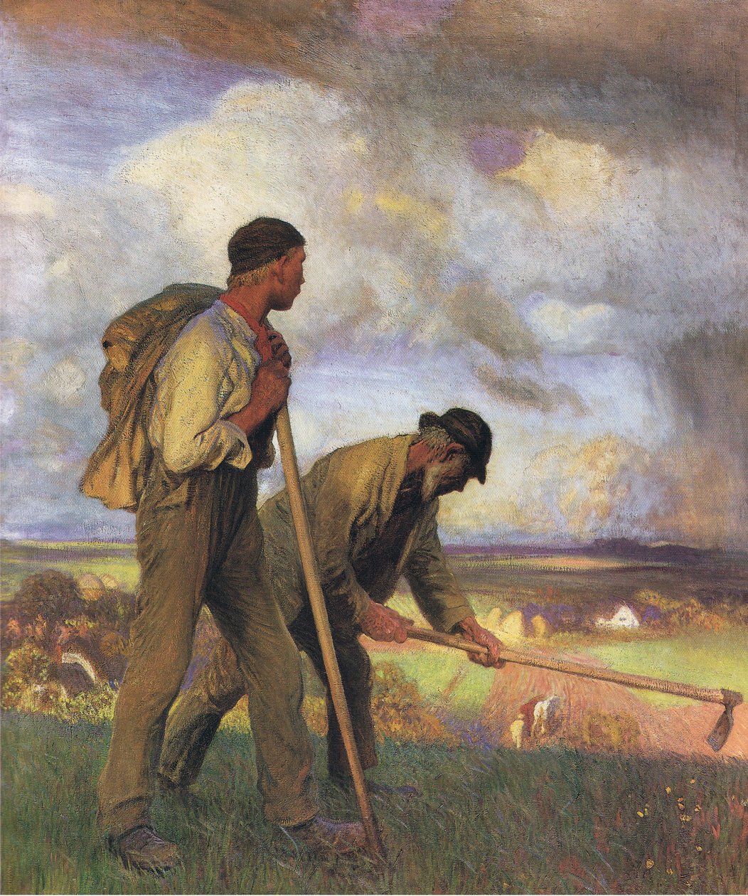 Gutten og mannen av George Clausen