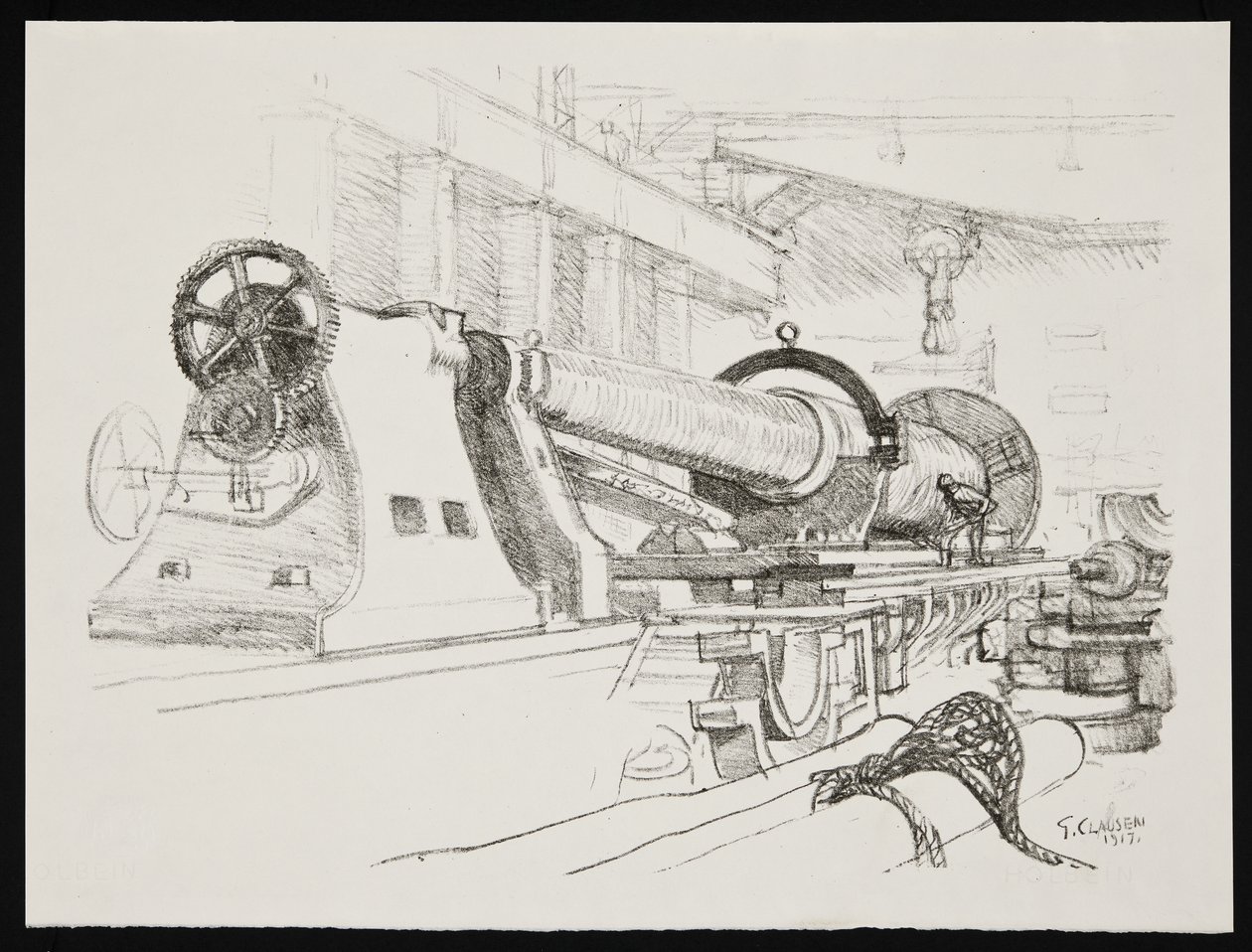 Snu en stor pistol av George Clausen