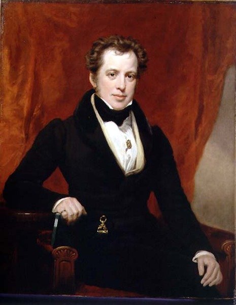 Portrett av skuespilleren Mr. Harley, kjent for sin skildring av "Hatter" i "Box & Cox", pub. 1847 av George Clint