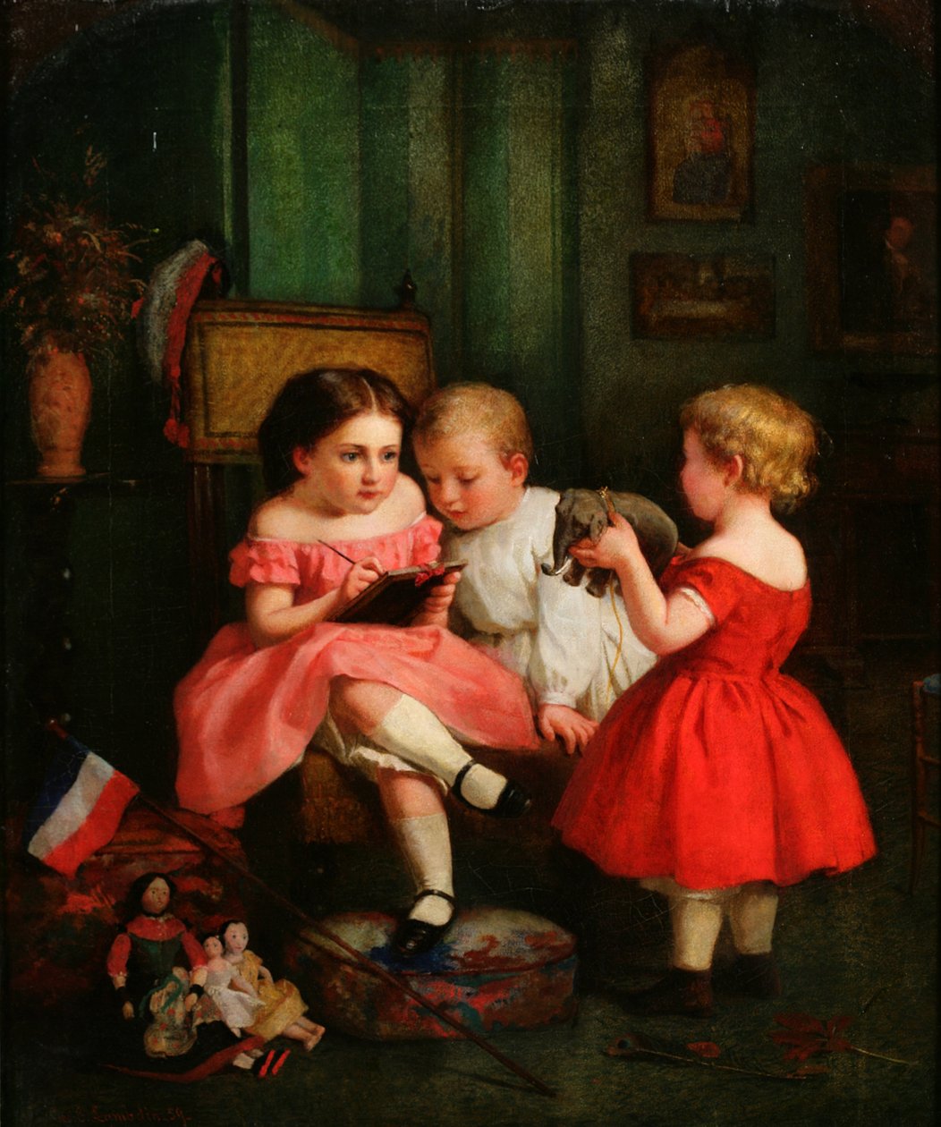 Tegning av elefanten, 1859 av George Cochran Lambdin