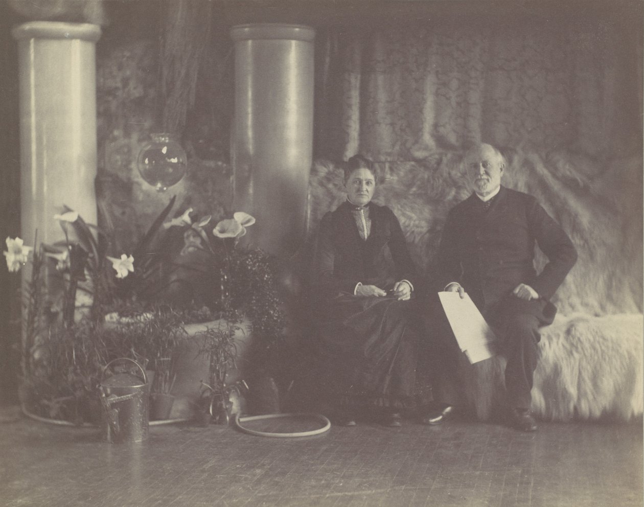 Mr. og Mrs. Charles L. Tiffany i Louis C. Tiffany