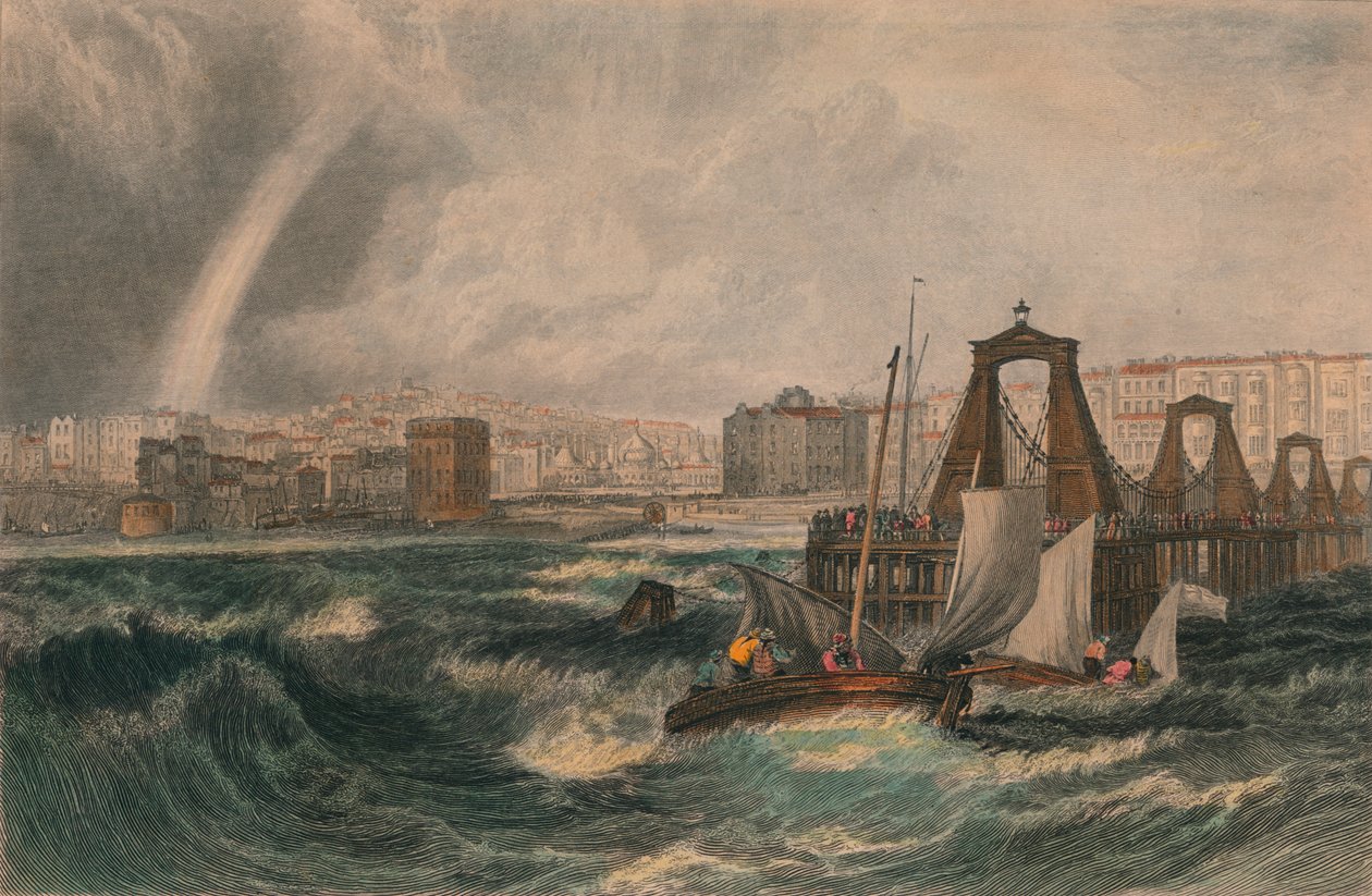 Brighthelmston, Sussex, 1825. av George Cooke