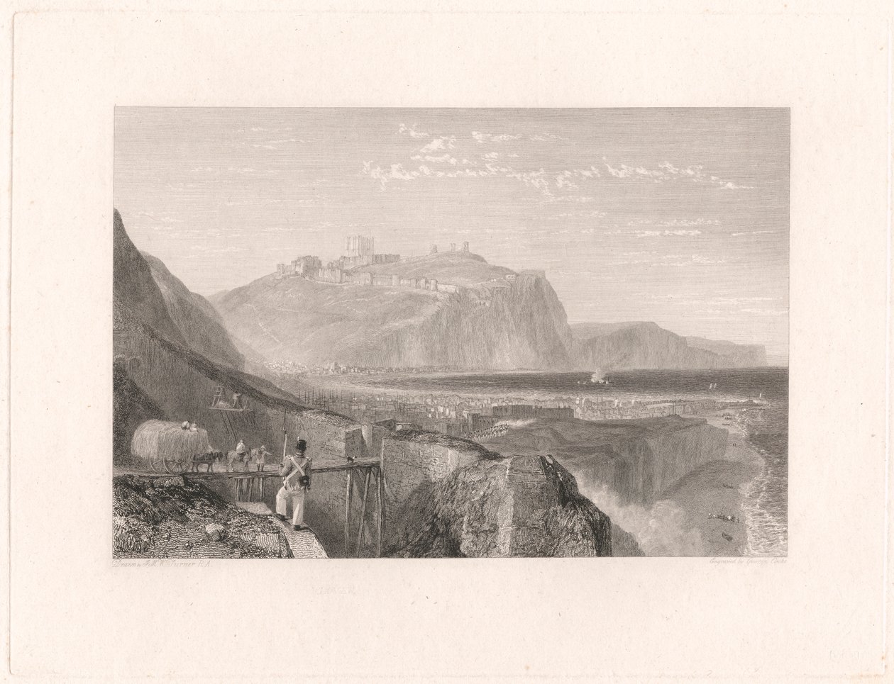 Dover fra Shakespeares klippe av George Cooke
