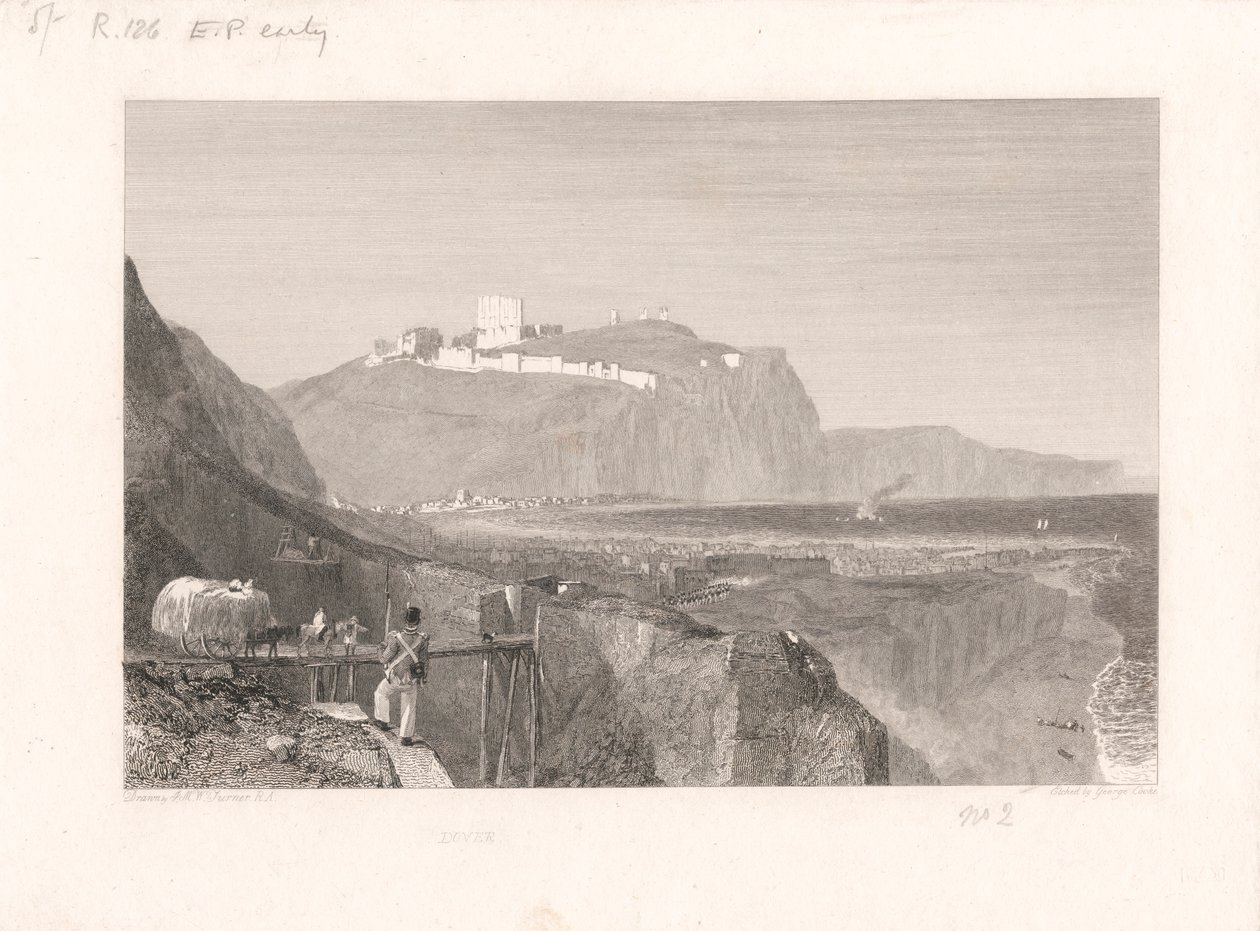 Dover fra Shakespeares klippe av George Cooke