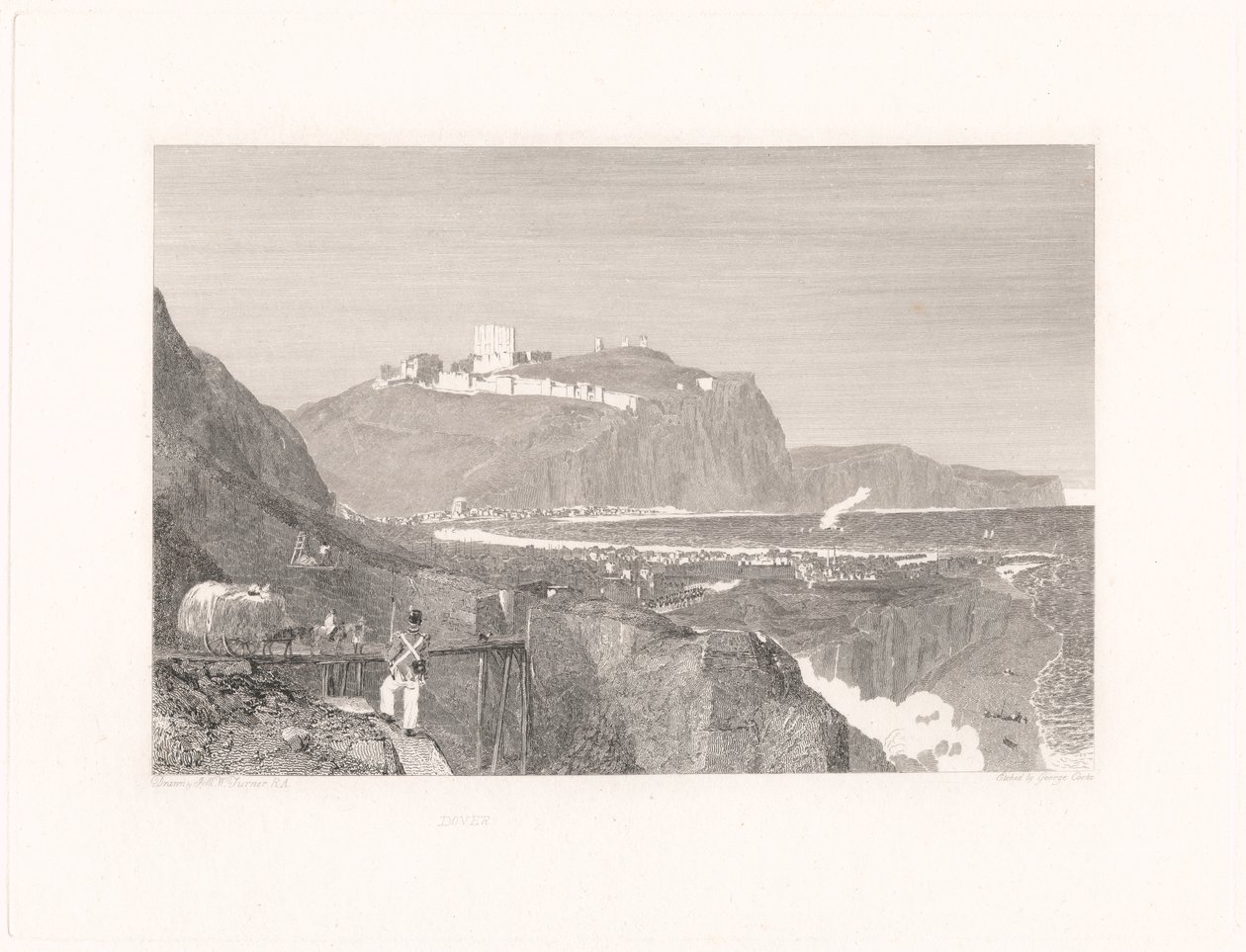 Dover fra Shakespeares klippe av George Cooke