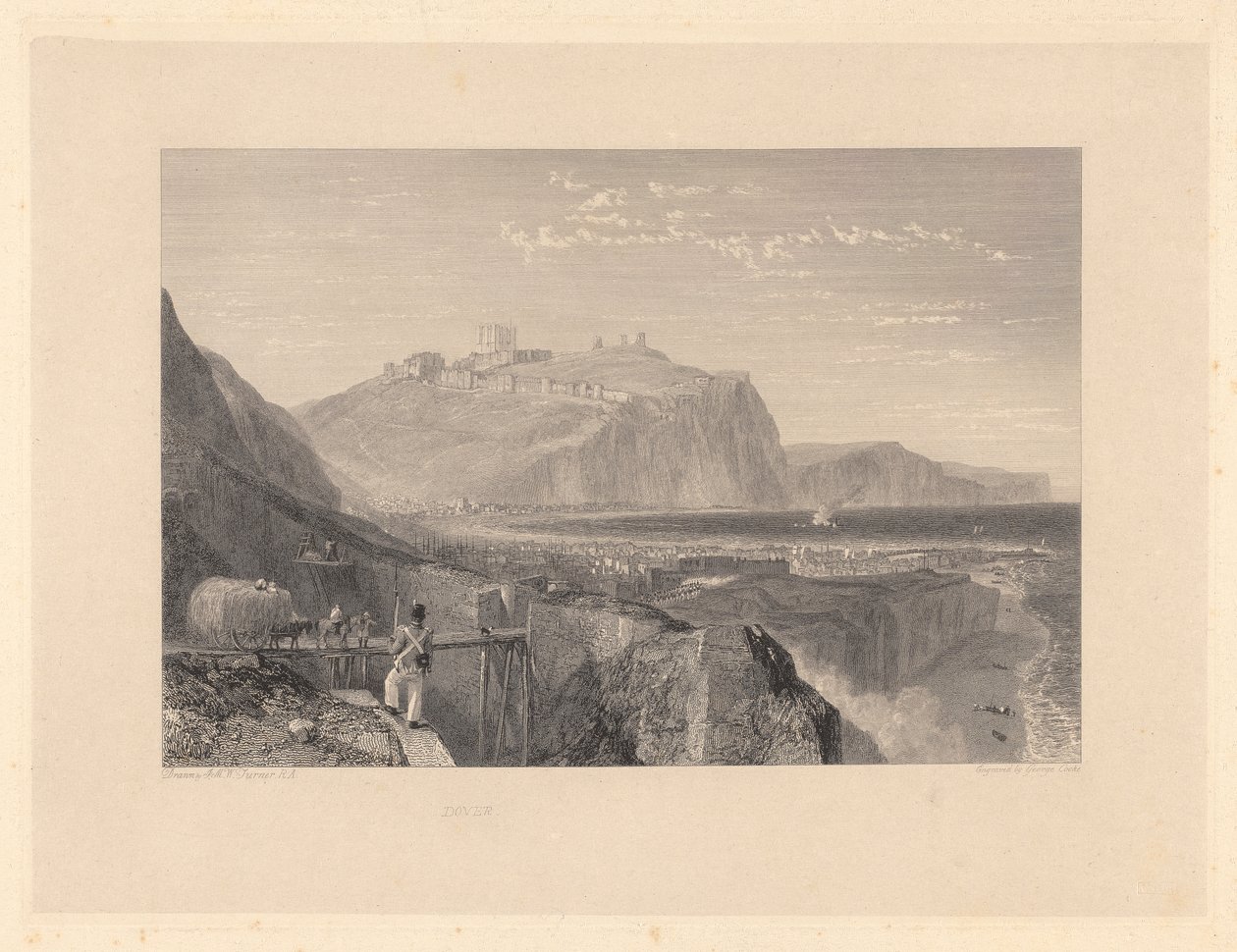 Dover fra Shakespeares klippe av George Cooke