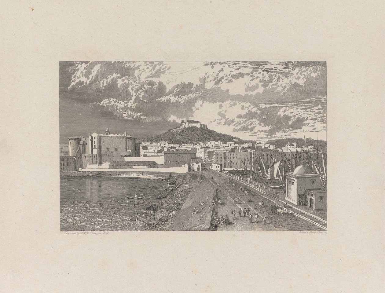 Napoli, fra føflekken av George Cooke