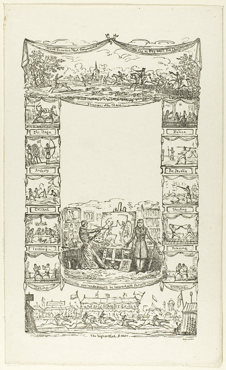 Anekdoter: Kant for en tittelside av George Cruikshank