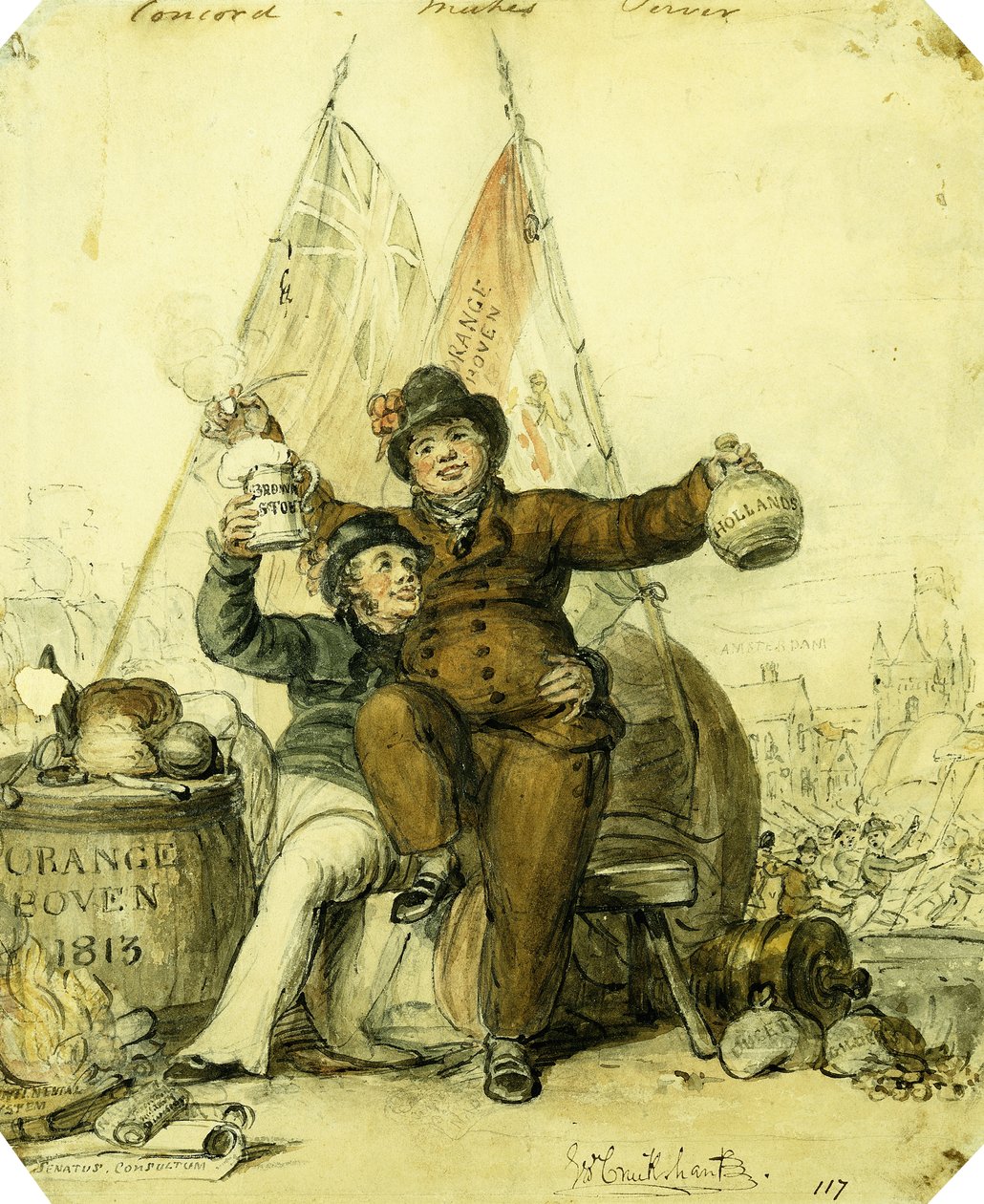 Concord lager server, av George Cruikshank