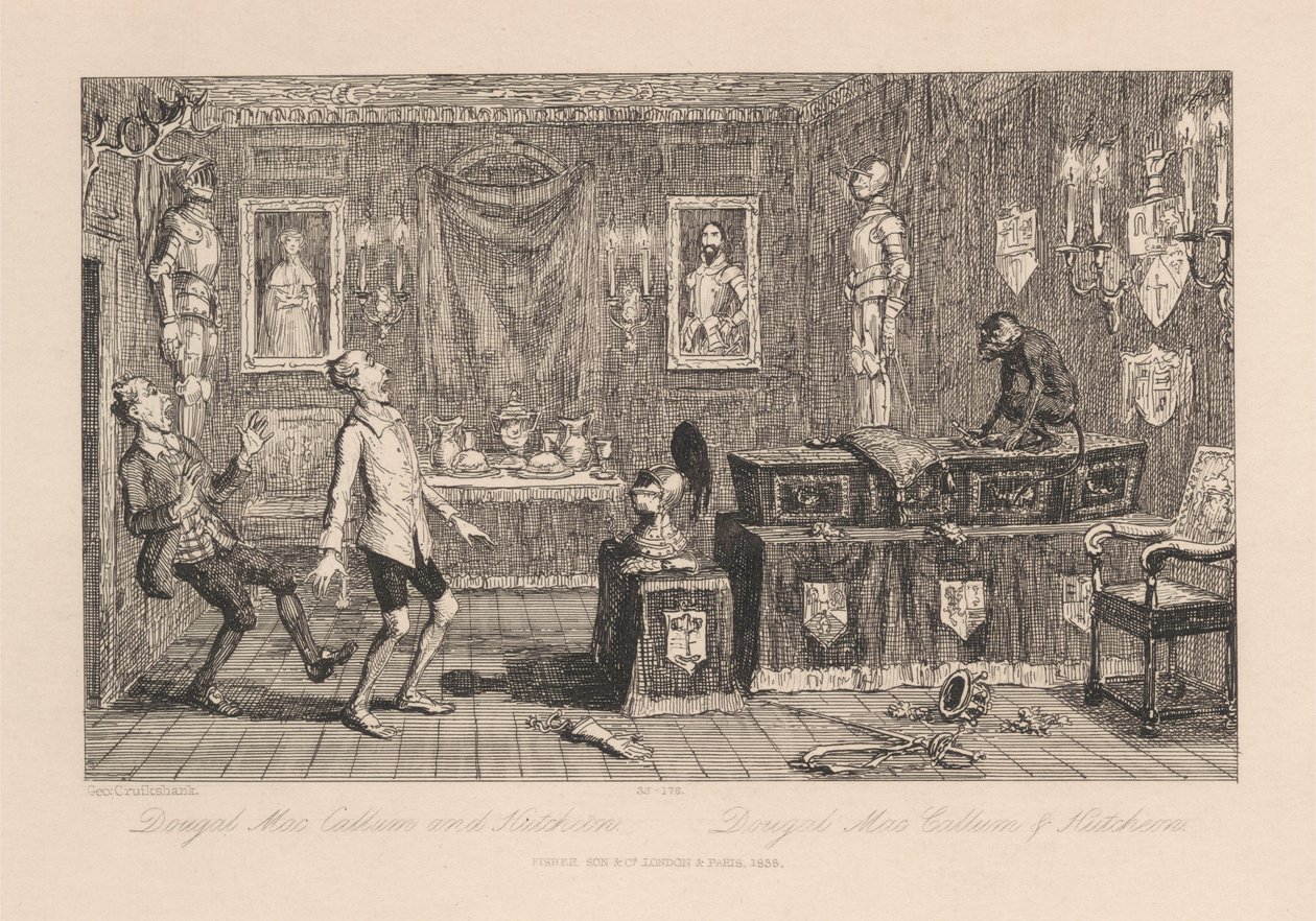 Dougal Mac Callum og Hutcheon av George Cruikshank
