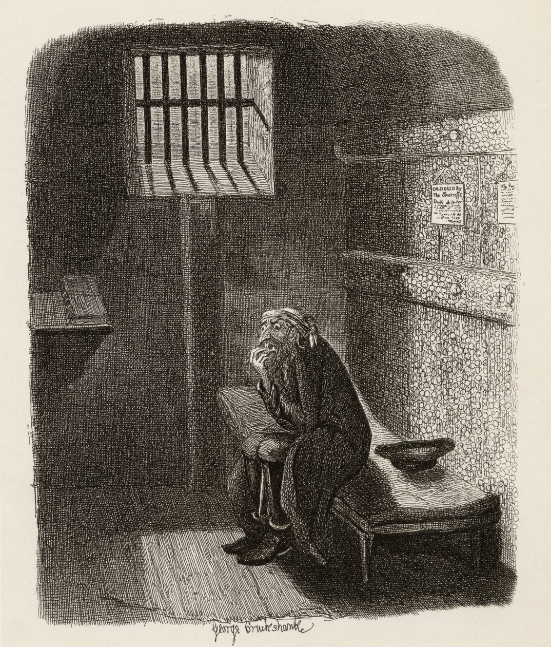 Fagin in the condemned cell, fra 