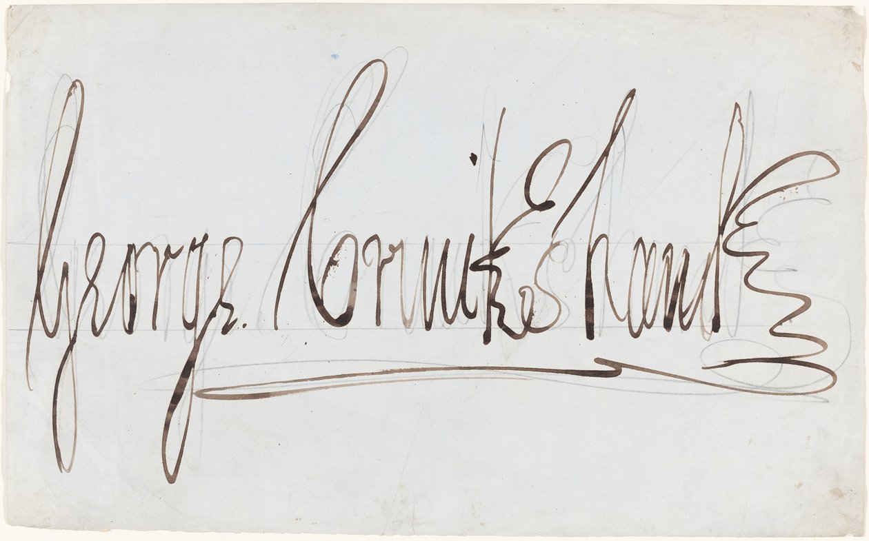 George Cruikshank (dekorativ signatur) av George Cruikshank