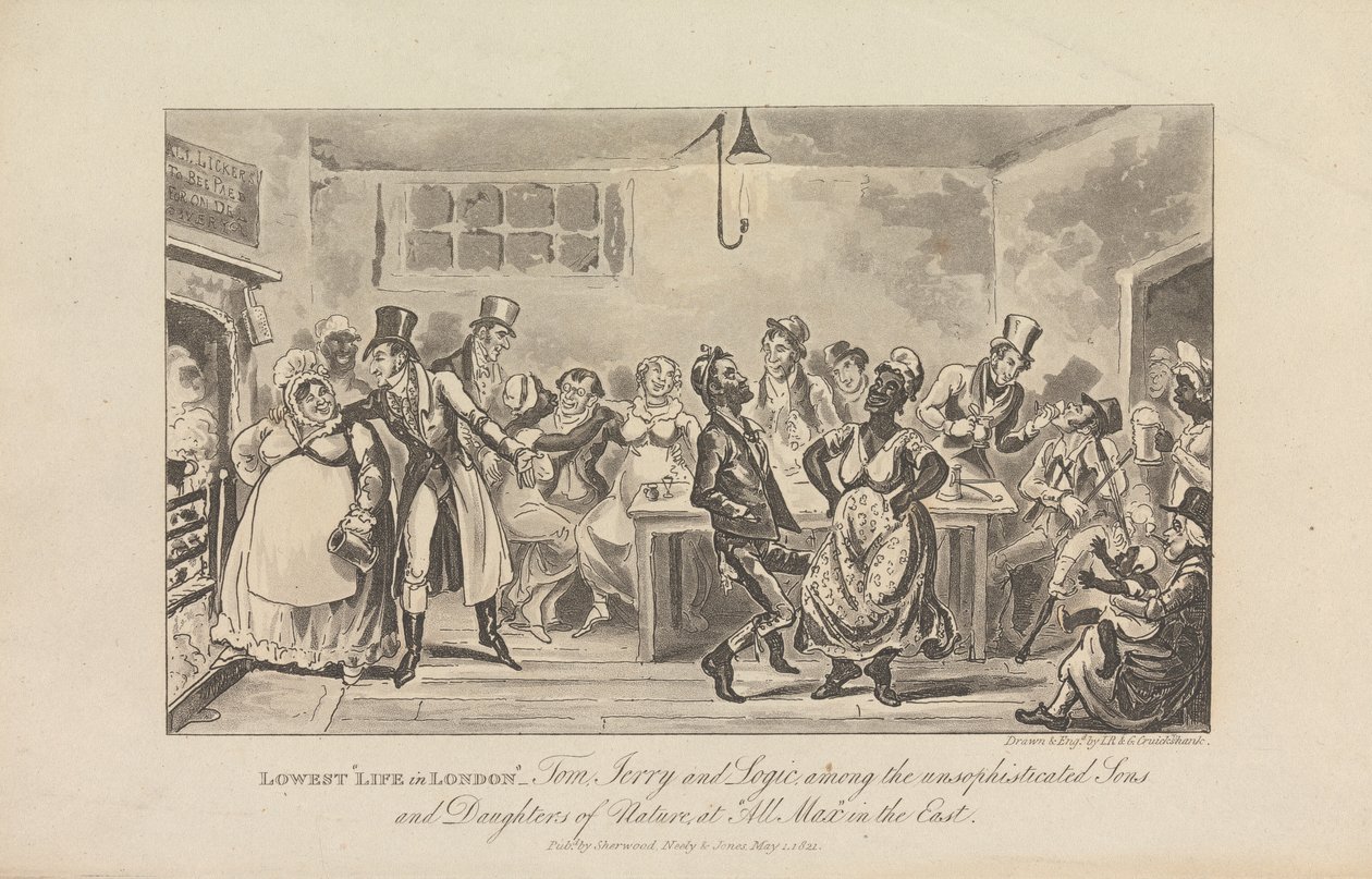 Laveste 'Livet i London'... av George Cruikshank