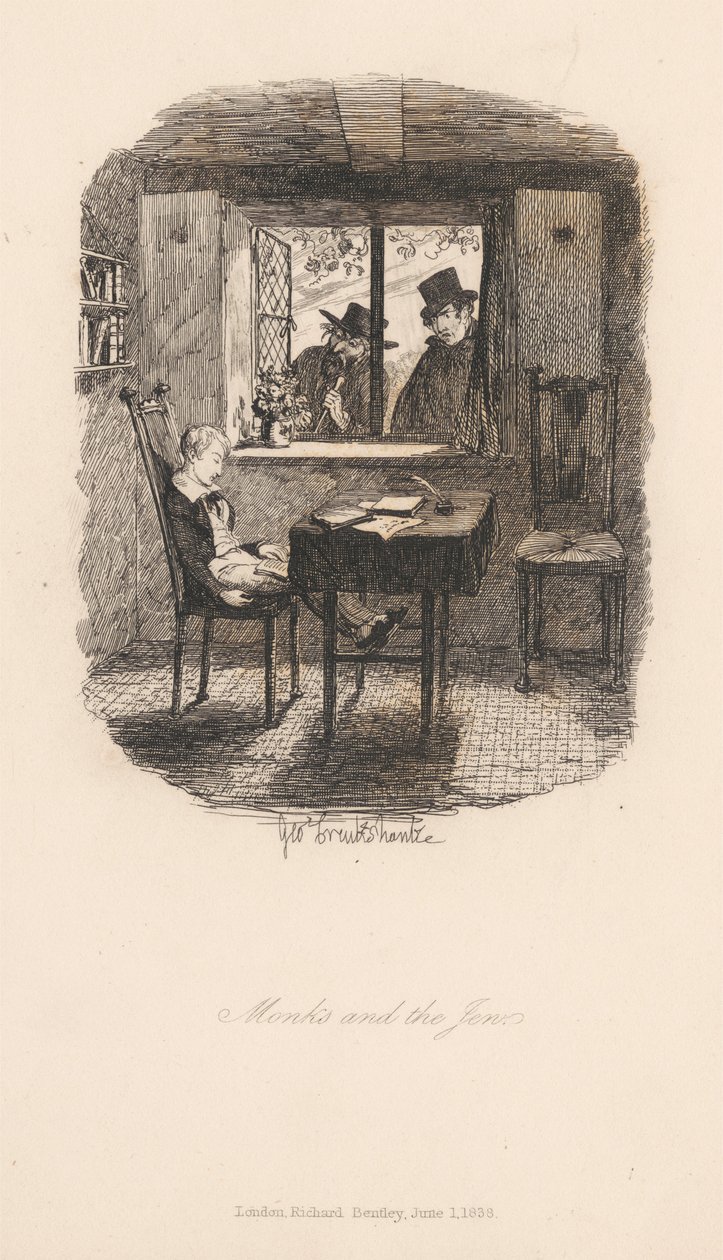 Munker og jøden av George Cruikshank