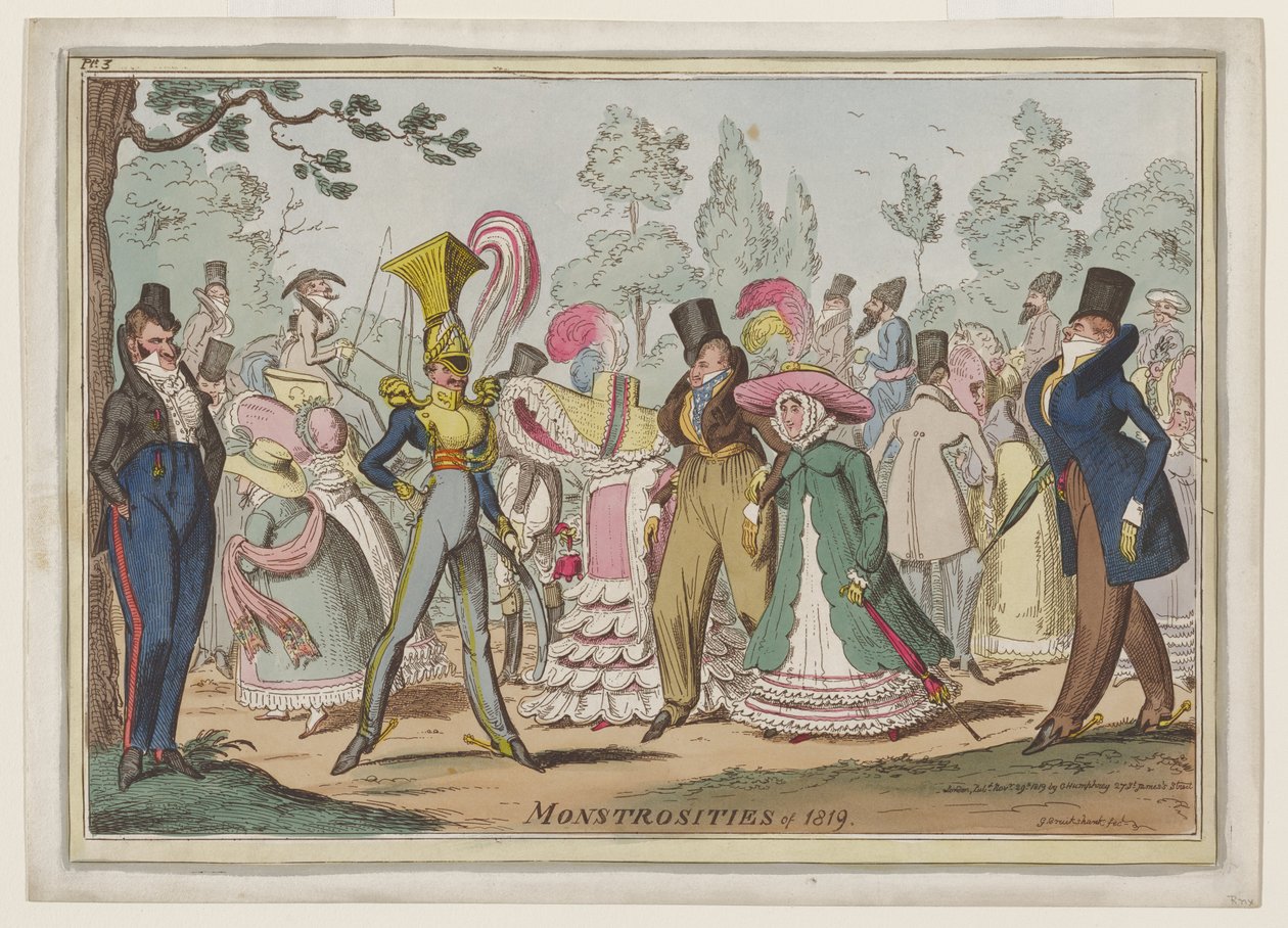 Uhyrligheter fra 1819 av George Cruikshank