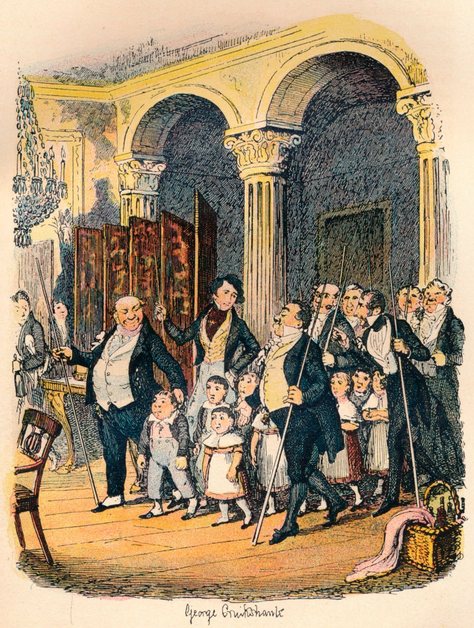 Offentlige middager, c1900 av George Cruikshank