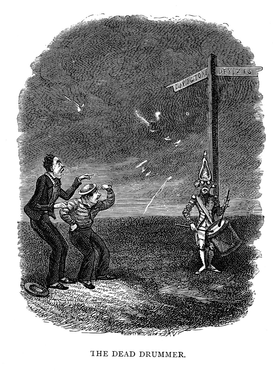 Den døde trommeslageren, 1840 av George Cruikshank