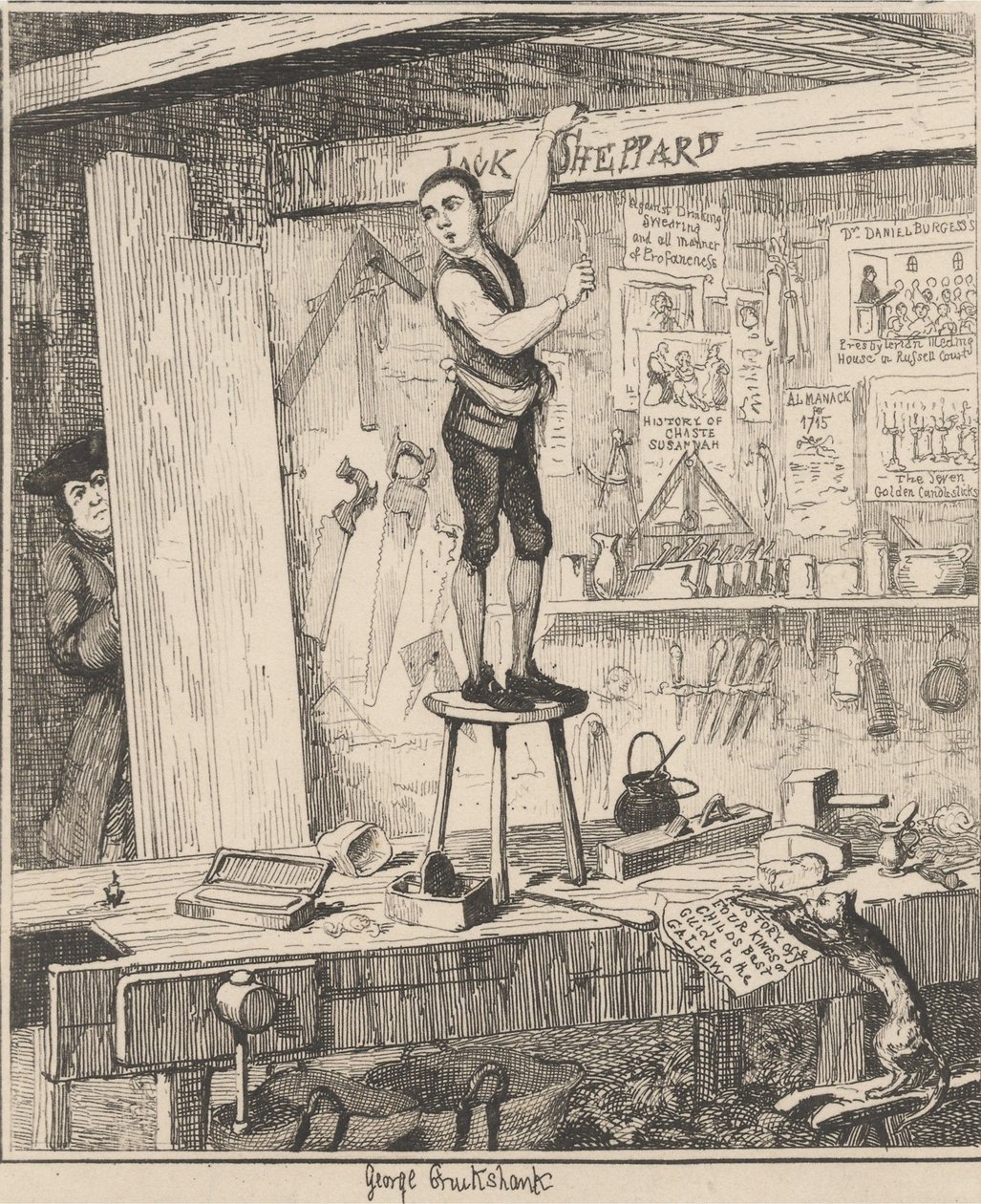 Navnet på bjelkene av George Cruikshank