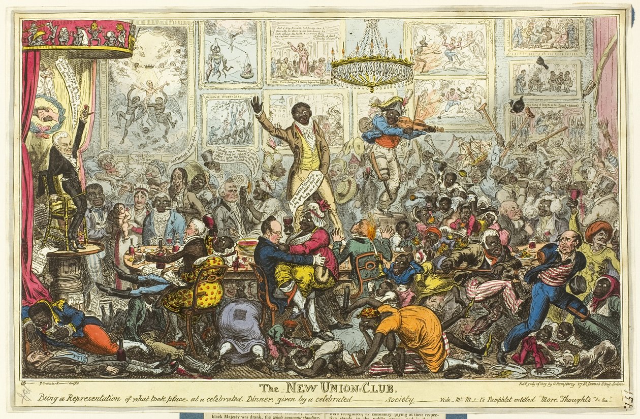 Den nye unionsklubben av George Cruikshank