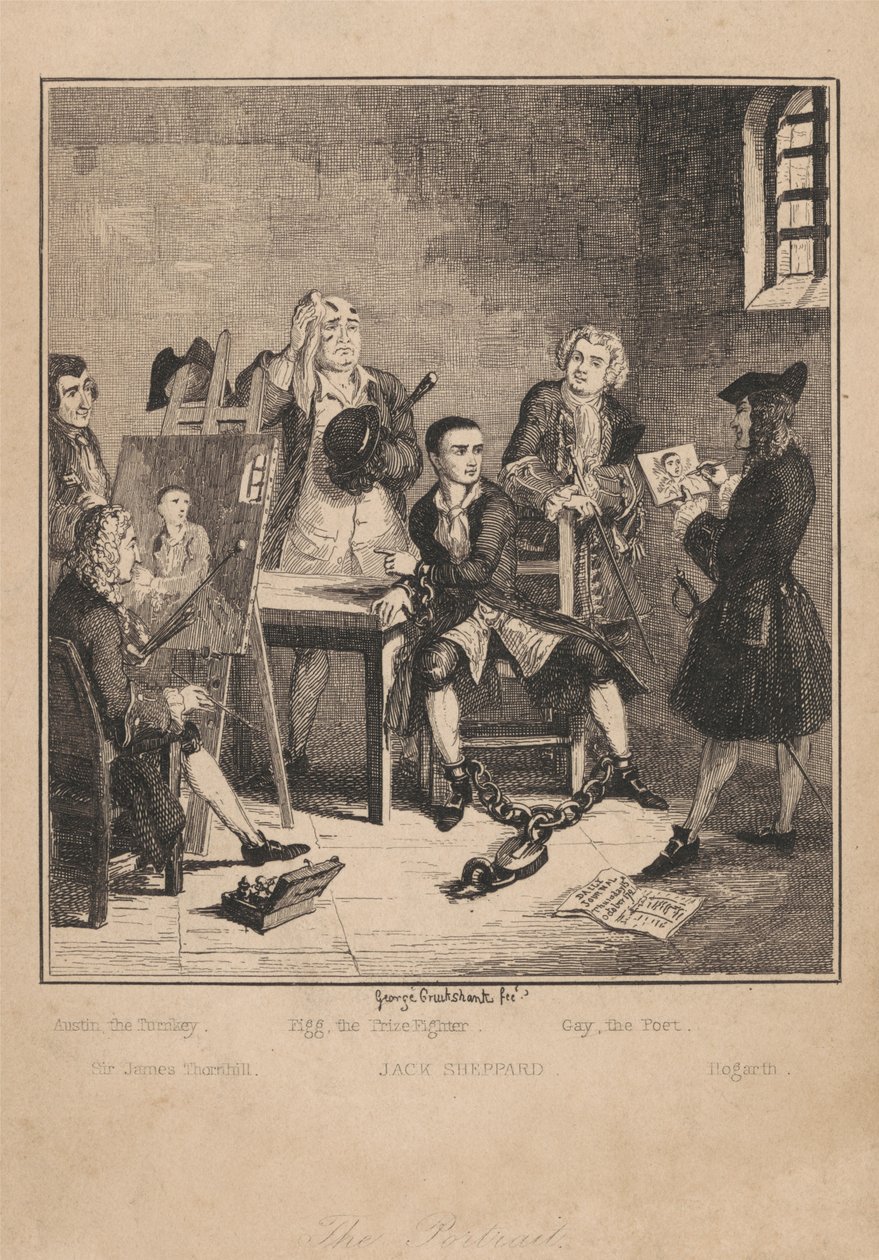 Portrettet av George Cruikshank