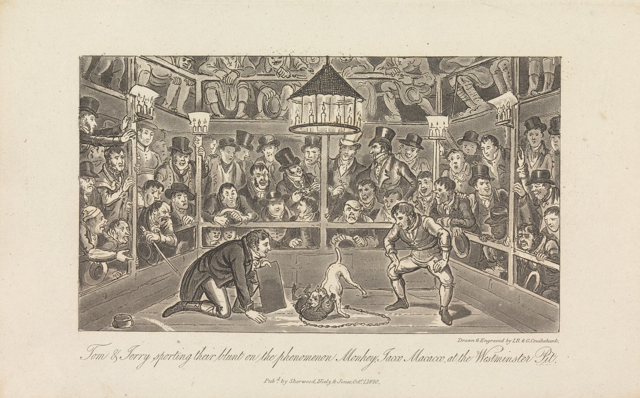 Tom og Jerry med sine sløve... av George Cruikshank