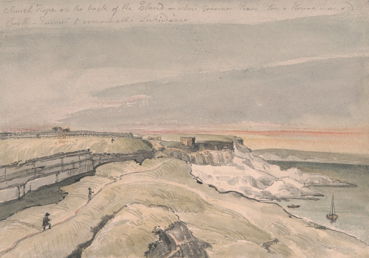 Church Hope, øya Portland, Dorset av George Cumberland