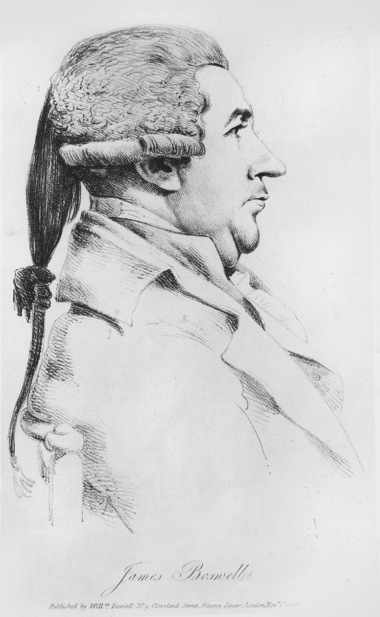 James Boswell (1740-1795) av George Dance