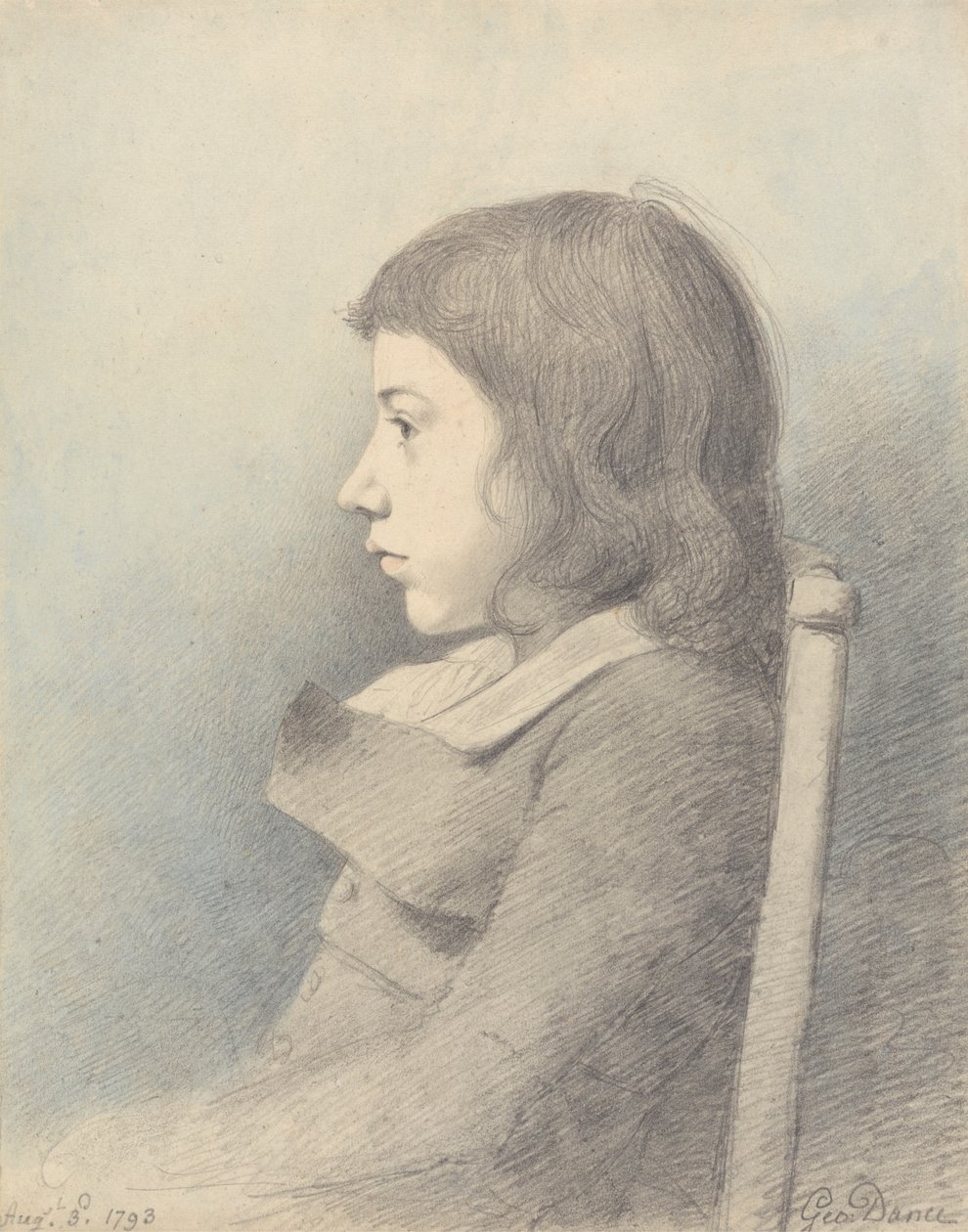 Portrett av en gutt av George Dance