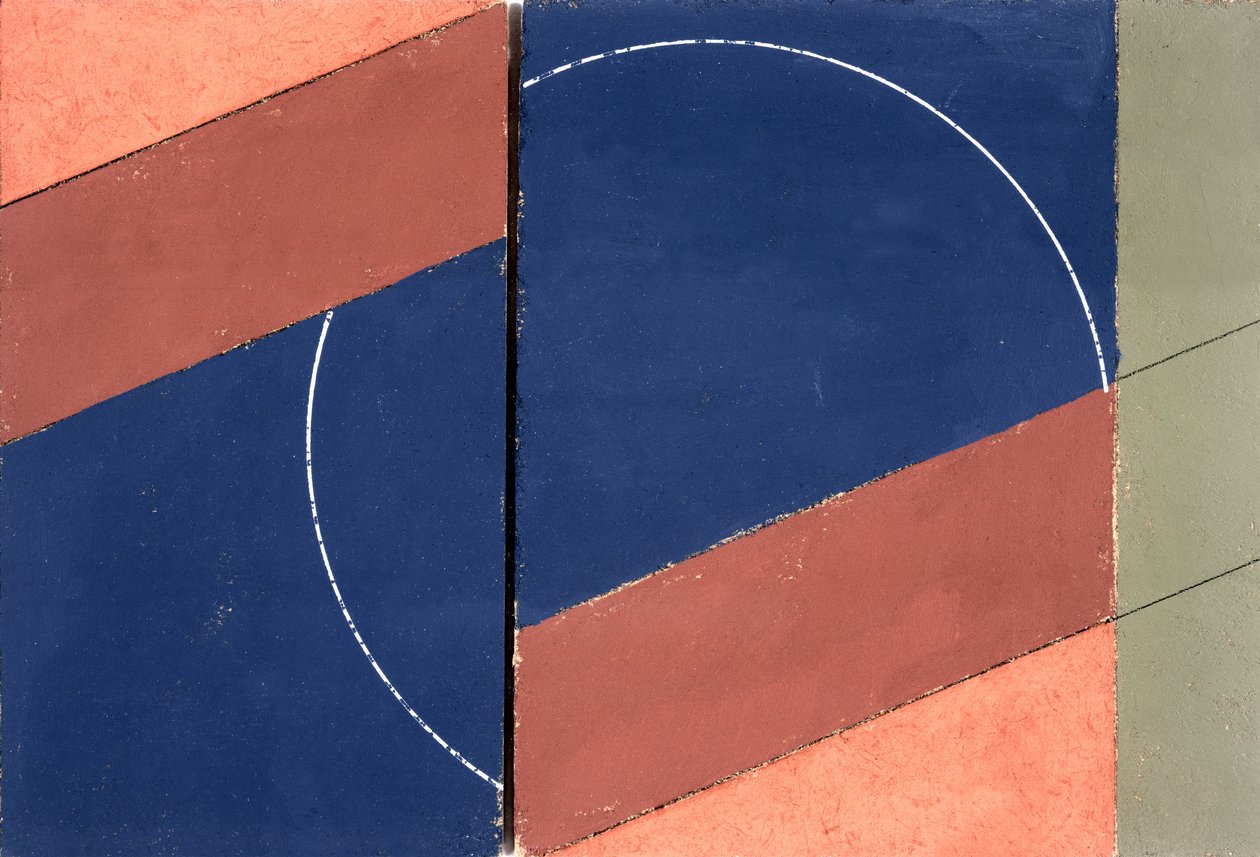 Maleri - Interrupted Circle, 2000 av George Dannatt