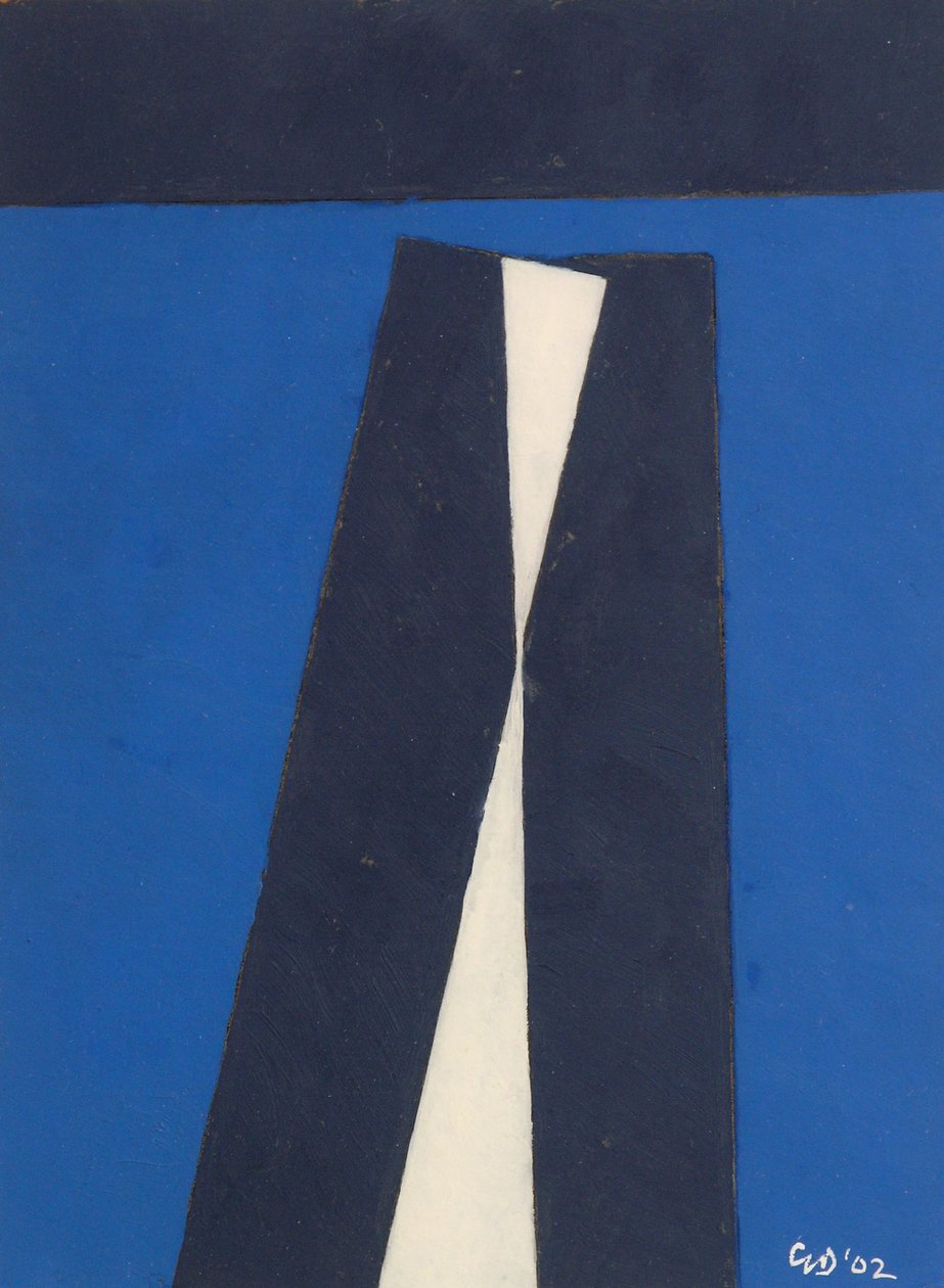 White Thrust, 2002 (olje på kort) av George Dannatt