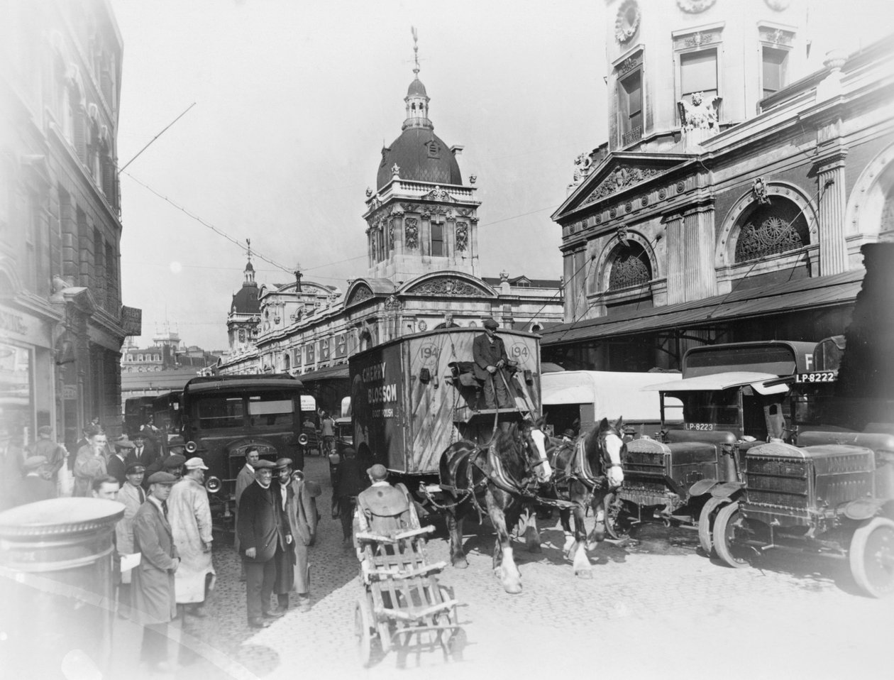 Smithfield Market, London, c1920-1930-tallet av George Davison Reid