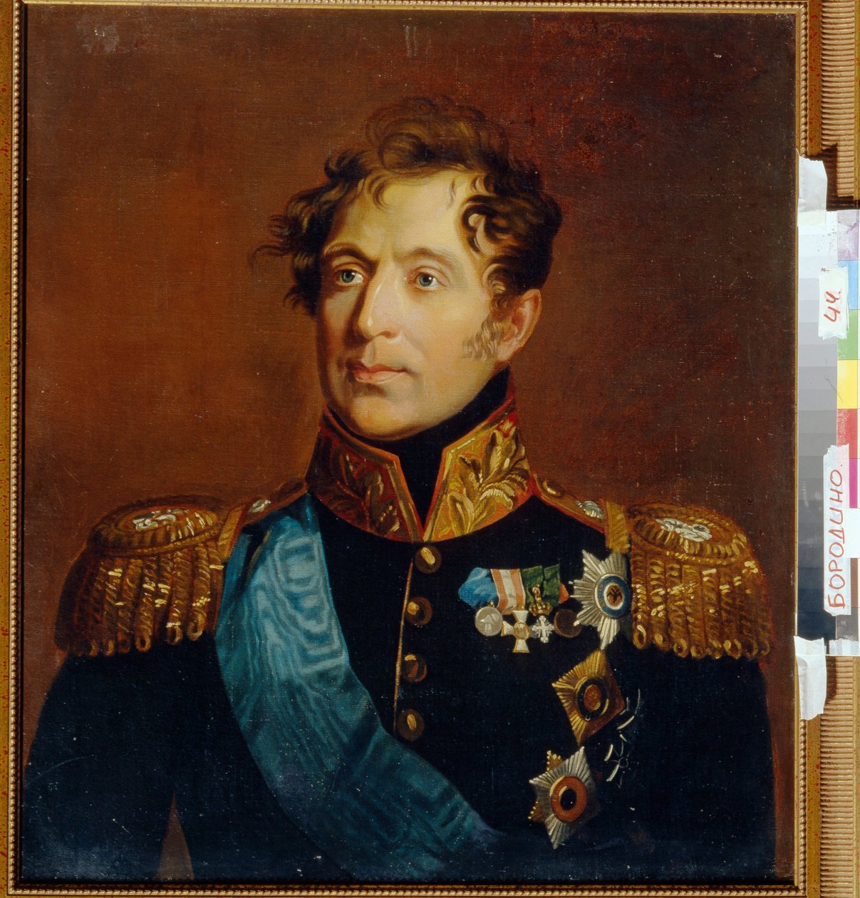Portrett av general grev Mikhail Miloradovich (Miloradovich) (1771-1825). Maleri av George Dawe (1781-1829), olje på lerret. Engelsk kunst av George Dawe
