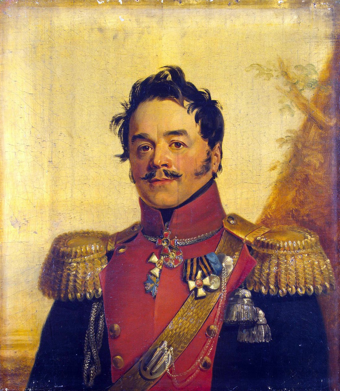 Portrett av grev Nikolai Grigoryevich Shcherbatov (1777-1845) - George Dawe (1781-1829). Olje på lerret, før 1825. Mål : 70x62,5 cm. State Eremitage, St. Petersburg av George Dawe