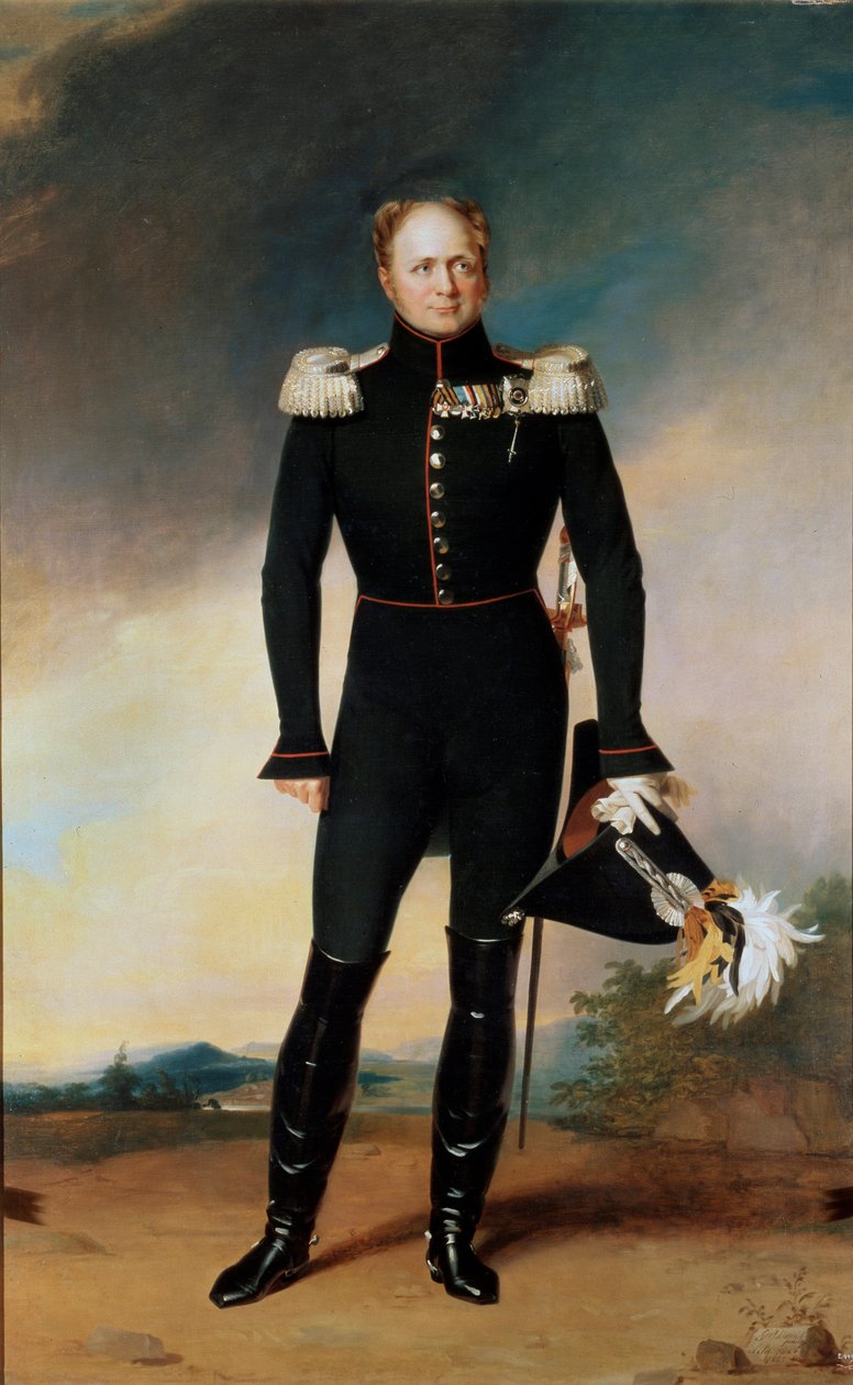 Portrett av keiser Alexander I, 1825 av George Dawe