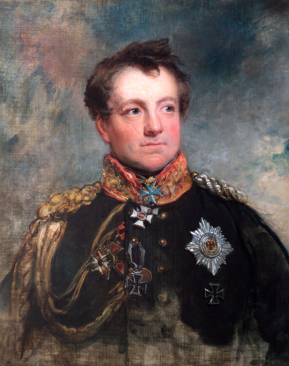 Portrett av feltmarskalk August Neidhart, greve av Gneisenau, prøyssisk soldat, 1818. av George Dawe