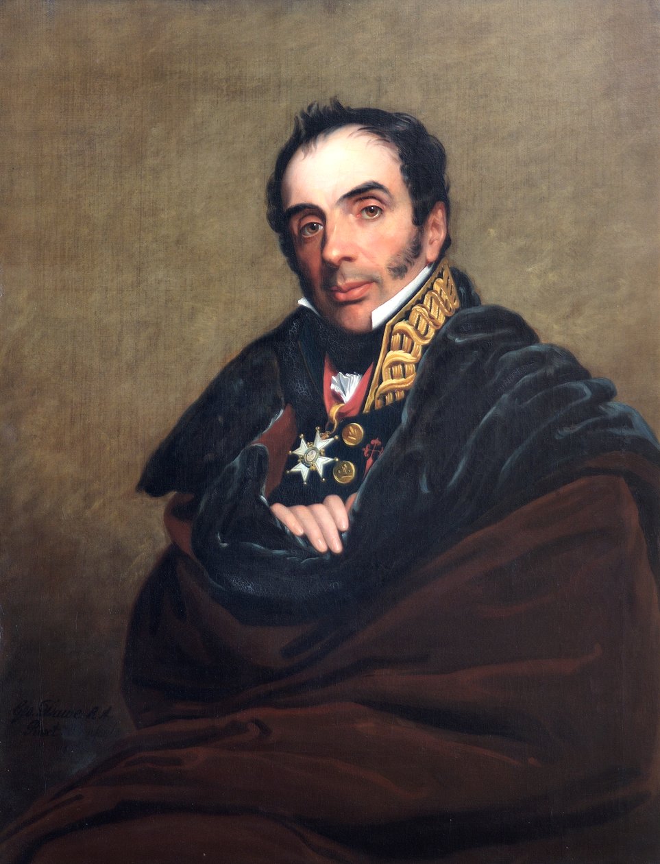Portrett av general Miguel Ricardo da Alava, spansk soldat, av George Dawe
