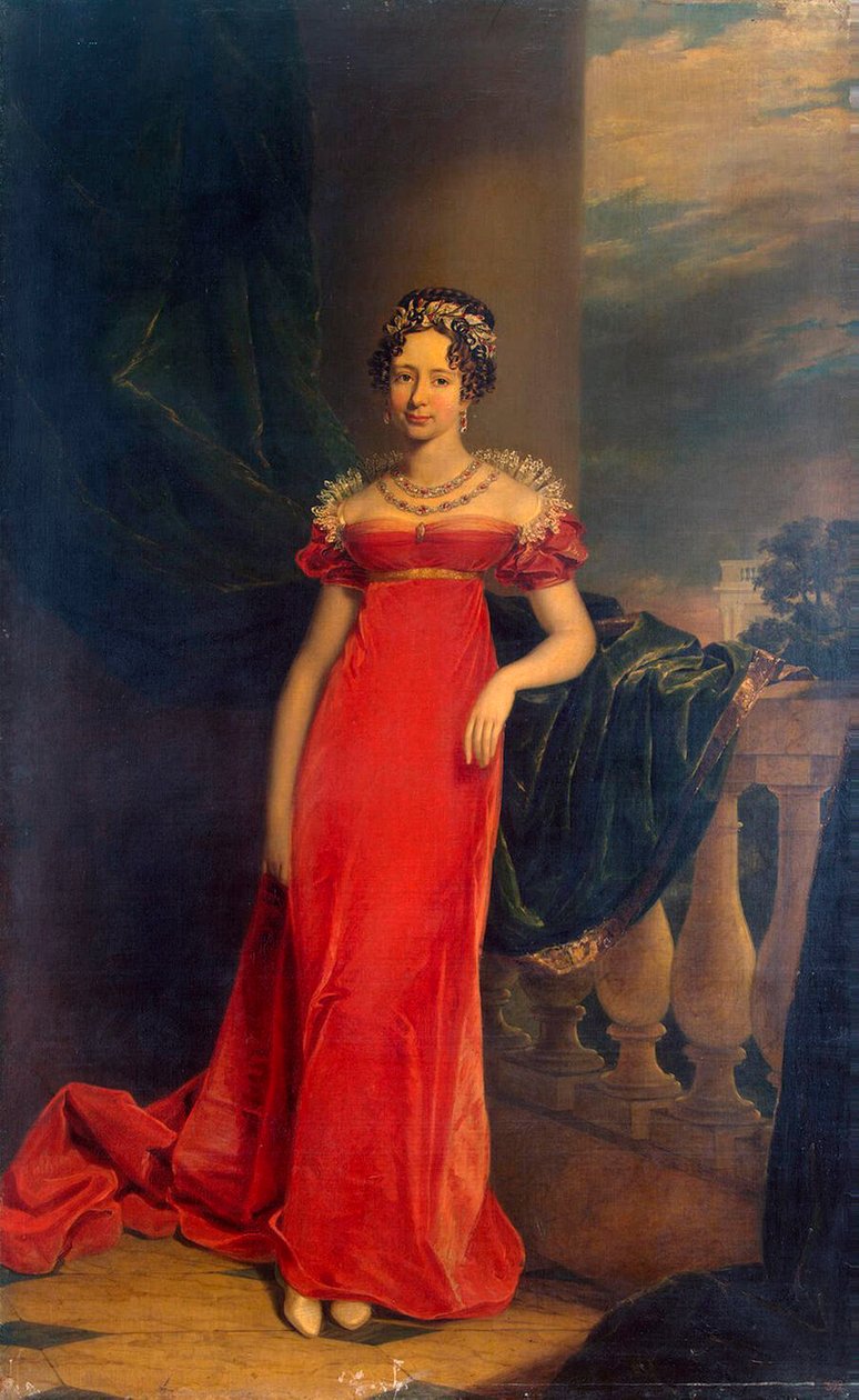 Portrett av storhertuginne Maria Pavlovna av Russland