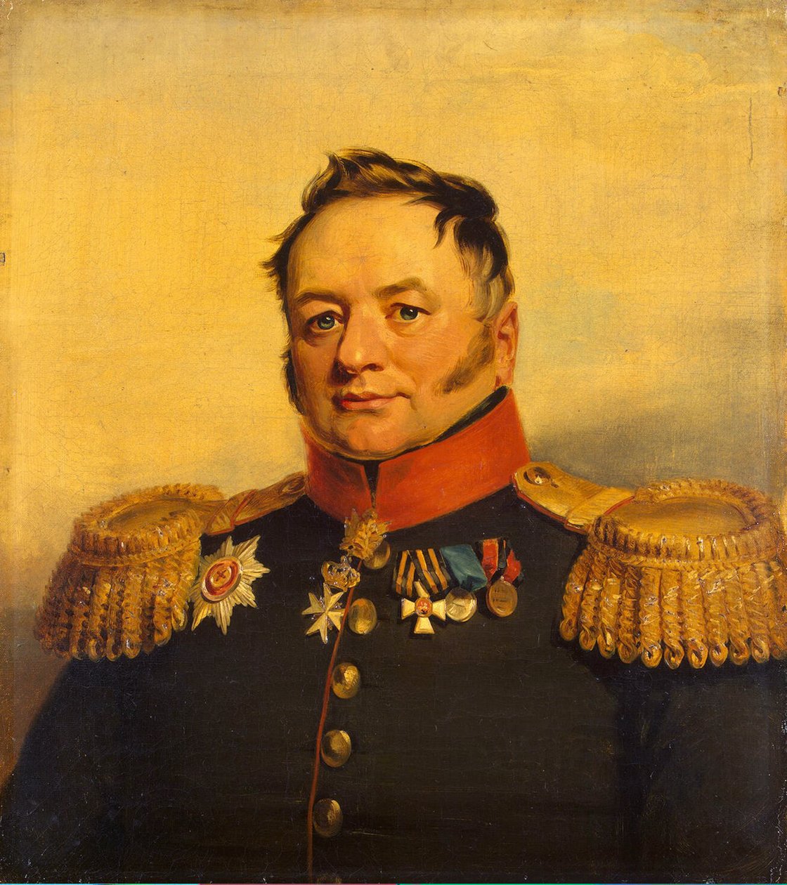 Portrett av Pavel Alexeyevich Tuchkov 1776-1858, før 1825 av George Dawe