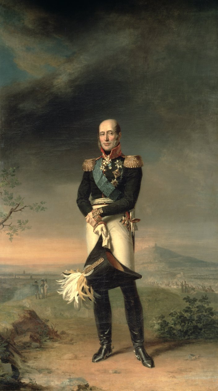 Portrett av prins Mikhail Barclay de Tolly (1761-1818) av George Dawe